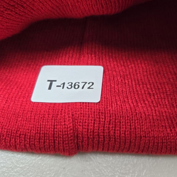San Francisco 49ers Unisex Beanie ONE SIZE Red With Black Accents NFL Team - Picture 2 of 6